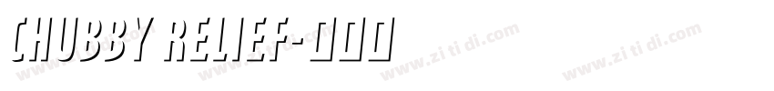 Chubby Relief字体转换